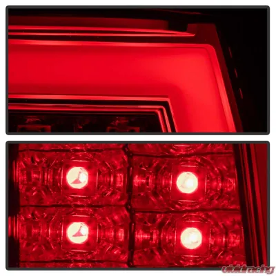 Spyder Auto Chrome LED Version 2 Taillights for 2003-2006 Chevrolet Silverado 2500 - ALT-YD-CS03V2-LED-C
