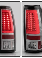 Spyder Auto Chrome LED Version 2 Taillights for 2003-2006 Chevrolet Silverado 2500                                     - ALT-YD-CS03V2-LED-C - Image 8