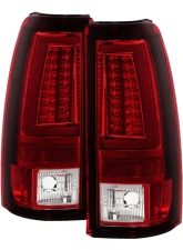 Spyder Auto Red Clear LED Taillights for Chevrolet Silverado 2500 2003-2006                                     - ALT-YD-CS03V2-LED-RC - Image 9