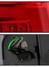 Spyder Auto Red Clear LED Taillights for Chevrolet Silverado 2500 2003-2006                                     - ALT-YD-CS03V2-LED-RC - Image 3