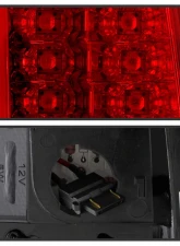 Spyder Auto Red Clear LED Taillights for Chevrolet Silverado 2500 2003-2006                                     - ALT-YD-CS03V2-LED-RC - Image 4
