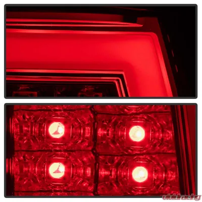 Spyder Auto Red Clear LED Taillights for Chevrolet Silverado 2500 2003-2006 - ALT-YD-CS03V2-LED-RC