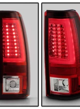 Spyder Auto Red Clear LED Taillights for Chevrolet Silverado 2500 2003-2006                                     - ALT-YD-CS03V2-LED-RC - Image 8