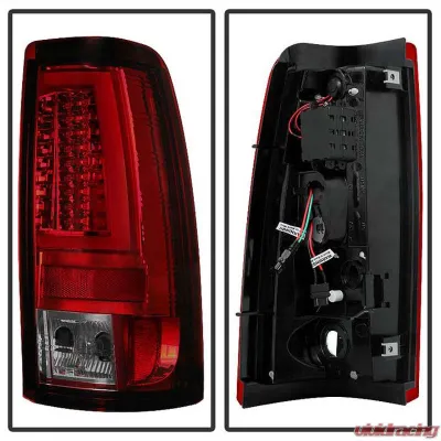 Spyder Auto Red Smoke LED Taillights for Chevrolet Silverado 2500 2003-2006 - ALT-YD-CS03V2-LED-RS