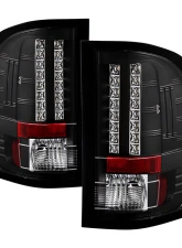 Spyder Auto LED Black Tail Lights for Chevrolet Silverado 1500 2500 3500 2007-2009                                     - ALT-YD-CS07-LED-BK - Image 12
