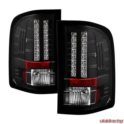 Spyder Auto LED Black Tail Lights for Chevrolet Silverado 1500 2500 3500 2007-2009 - ALT-YD-CS07-LED-BK