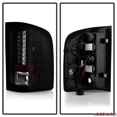 Spyder Auto LED Black Tail Lights for Chevrolet Silverado 1500 2500 3500 2007-2009 - ALT-YD-CS07-LED-BK