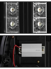 Spyder Auto LED Black Tail Lights for Chevrolet Silverado 1500 2500 3500 2007-2009                                     - ALT-YD-CS07-LED-BK - Image 3