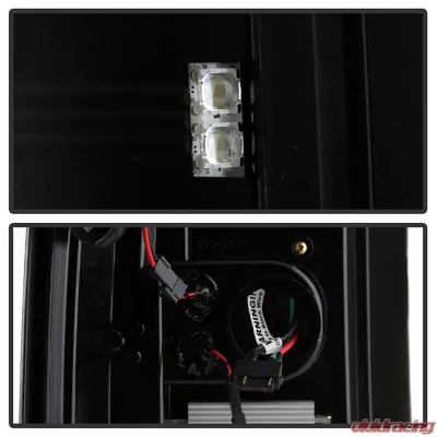 Spyder Auto LED Black Tail Lights for Chevrolet Silverado 1500 2500 3500 2007-2009 - ALT-YD-CS07-LED-BK