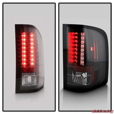 Spyder Auto LED Black Tail Lights for Chevrolet Silverado 1500 2500 3500 2007-2009 - ALT-YD-CS07-LED-BK
