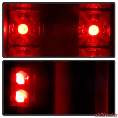 Spyder Auto LED Black Tail Lights for Chevrolet Silverado 1500 2500 3500 2007-2009 - ALT-YD-CS07-LED-BK