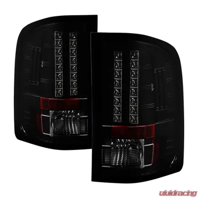 Spyder Auto Black Smoke LED Taillights for Chevrolet Silverado 1500 2007-2013 - ALT-YD-CS07-LED-BSM