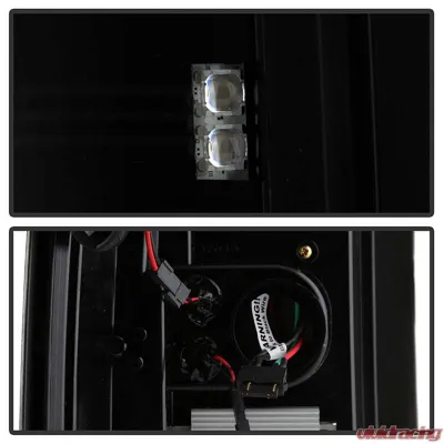 Spyder Auto Black Smoke LED Taillights for Chevrolet Silverado 1500 2007-2013 - ALT-YD-CS07-LED-BSM