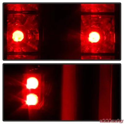 Spyder Auto Black Smoke LED Taillights for Chevrolet Silverado 1500 2007-2013 - ALT-YD-CS07-LED-BSM