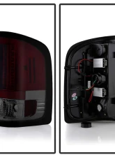 Spyder Auto Red Smoke LED Taillights for Chevrolet Silverado 1500 2007-2013                                     - ALT-YD-CS07-LED-RS - Image 2