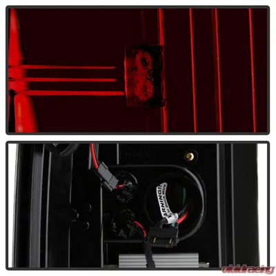 Spyder Auto Red Smoke LED Taillights for Chevrolet Silverado 1500 2007-2013 - ALT-YD-CS07-LED-RS