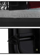 Spyder Auto Red Smoke LED Taillights for Chevrolet Silverado 1500 2007-2013                                     - ALT-YD-CS07-LED-RS - Image 6