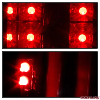 Spyder Auto Red Smoke LED Taillights for Chevrolet Silverado 1500 2007-2013 - ALT-YD-CS07-LED-RS