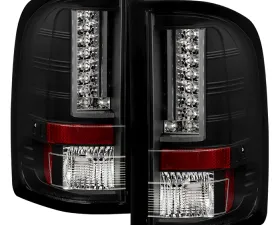 Spyder Auto Black LED Version 2 Taillights for Chevrolet Silverado 1500 2007-2013