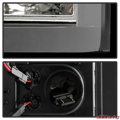Spyder Auto Black LED Version 2 Taillights for Chevrolet Silverado 1500 2007-2013 - ALT-YD-CS07V2-LED-BK