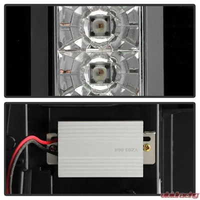 Spyder Auto Black LED Version 2 Taillights for Chevrolet Silverado 1500 2007-2013 - ALT-YD-CS07V2-LED-BK