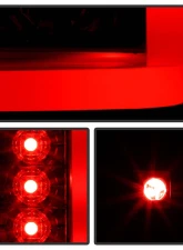 Spyder Auto Black LED Version 2 Taillights for Chevrolet Silverado 1500 2007-2013                                     - ALT-YD-CS07V2-LED-BK - Image 7