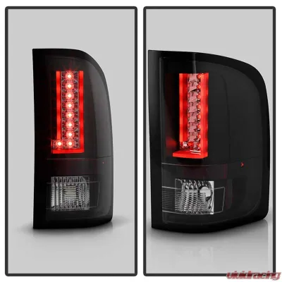 Spyder Auto Black LED Version 2 Taillights for Chevrolet Silverado 1500 2007-2013 - ALT-YD-CS07V2-LED-BK