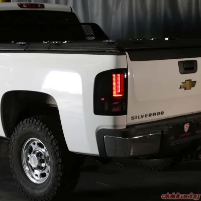 Spyder Auto Black LED Version 2 Taillights for Chevrolet Silverado 1500 2007-2013 - ALT-YD-CS07V2-LED-BK