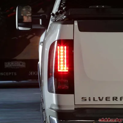 Spyder Auto Black LED Version 2 Taillights for Chevrolet Silverado 1500 2007-2013 - ALT-YD-CS07V2-LED-BK