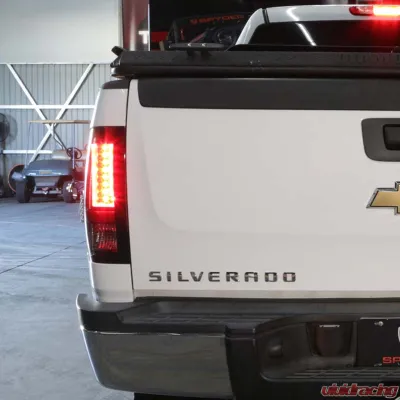 Spyder Auto Black LED Version 2 Taillights for Chevrolet Silverado 1500 2007-2013 - ALT-YD-CS07V2-LED-BK