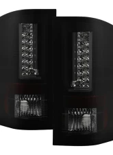 Spyder Auto Version 2 LED Tail Lights Black for 2007-2013 Chevrolet Silverado                                     - ALT-YD-CS07V2-LED-BSM - Image 9