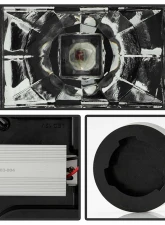 Spyder Auto Version 2 LED Tail Lights Black for 2007-2013 Chevrolet Silverado                                     - ALT-YD-CS07V2-LED-BSM - Image 4