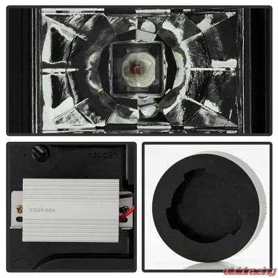 Spyder Auto Version 2 LED Tail Lights Black for 2007-2013 Chevrolet Silverado - ALT-YD-CS07V2-LED-BSM