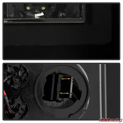 Spyder Auto Version 2 LED Tail Lights Black for 2007-2013 Chevrolet Silverado - ALT-YD-CS07V2-LED-BSM