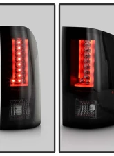 Spyder Auto Version 2 LED Tail Lights Black for 2007-2013 Chevrolet Silverado                                     - ALT-YD-CS07V2-LED-BSM - Image 8