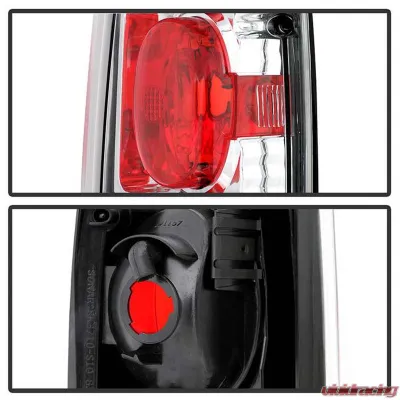 Spyder Auto Chrome Euro Style Taillights for Oldsmobile Bravada 1991-1994 - ALT-YD-CS1082-C