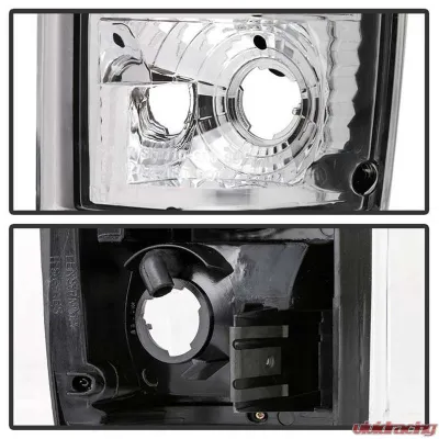 Spyder Auto Chrome Euro Style Taillights for Oldsmobile Bravada 1991-1994 - ALT-YD-CS1082-C