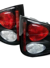 Spyder Auto Black Euro Style Taillights for Isuzu Hombre 1996-2000, LED Design                                     - ALT-YD-CS1094-BK - Image 5