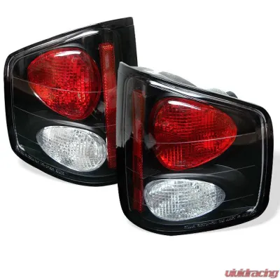 Spyder Auto Black Euro Style Taillights for Isuzu Hombre 1996-2000, LED Design - ALT-YD-CS1094-BK