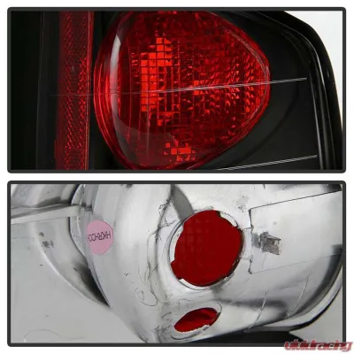 Spyder Auto Black Euro Style Taillights for Isuzu Hombre 1996-2000, LED Design - ALT-YD-CS1094-BK