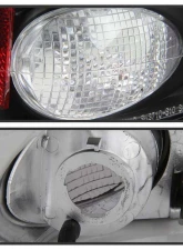 Spyder Auto Black Euro Style Taillights for Isuzu Hombre 1996-2000, LED Design                                     - ALT-YD-CS1094-BK - Image 5