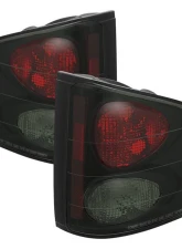 Spyder Auto Black Smoke Euro Style Taillights for Isuzu Hombre 1996-2000                                     - ALT-YD-CS1094-BSM - Image 5