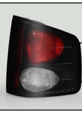 Spyder Auto Black Smoke Euro Style Taillights for Isuzu Hombre 1996-2000                                     - ALT-YD-CS1094-BSM - Image 2