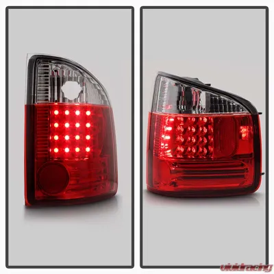 Spyder Auto Red Clear LED Taillights for Isuzu Hombre 1996-2000, Durable Design - ALT-YD-CS1094-LED-RC