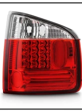 Spyder Auto Red Clear LED Taillights for Isuzu Hombre 1996-2000, Durable Design                                     - ALT-YD-CS1094-LED-RC - Image 2