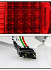 Spyder Auto Red Clear LED Taillights for Isuzu Hombre 1996-2000, Durable Design                                     - ALT-YD-CS1094-LED-RC - Image 4