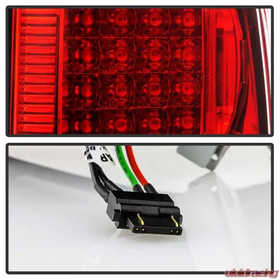 Spyder Auto Red Clear LED Taillights for Isuzu Hombre 1996-2000, Durable Design - ALT-YD-CS1094-LED-RC
