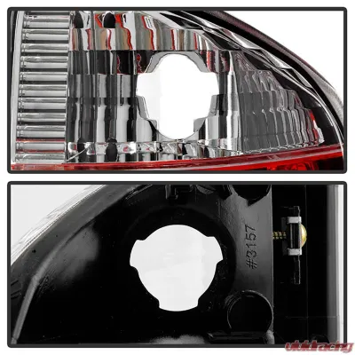 Spyder Auto Red Clear LED Taillights for Isuzu Hombre 1996-2000, Durable Design - ALT-YD-CS1094-LED-RC