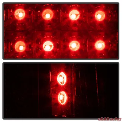 Spyder Auto Red Clear LED Taillights for Isuzu Hombre 1996-2000, Durable Design - ALT-YD-CS1094-LED-RC