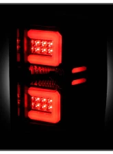 Spyder Auto Black LED Taillights with Light Bar for 2015-2016 Chevrolet Silverado 3500HD Dually                                     - ALT-YD-CS14-LBLED-BK - Image 6